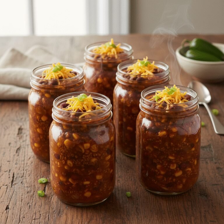 Ultimate Healthy Turkey Chili Meal Prep Jars