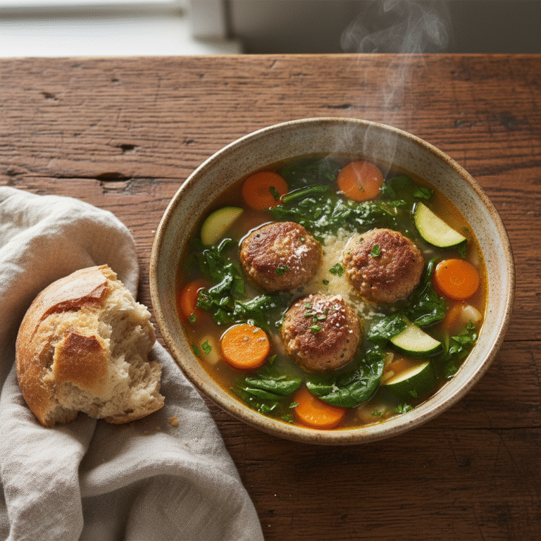 Cozy Turkey Meatball And Vegetable Soup Recipe: A Healthy 30-Minute Meal