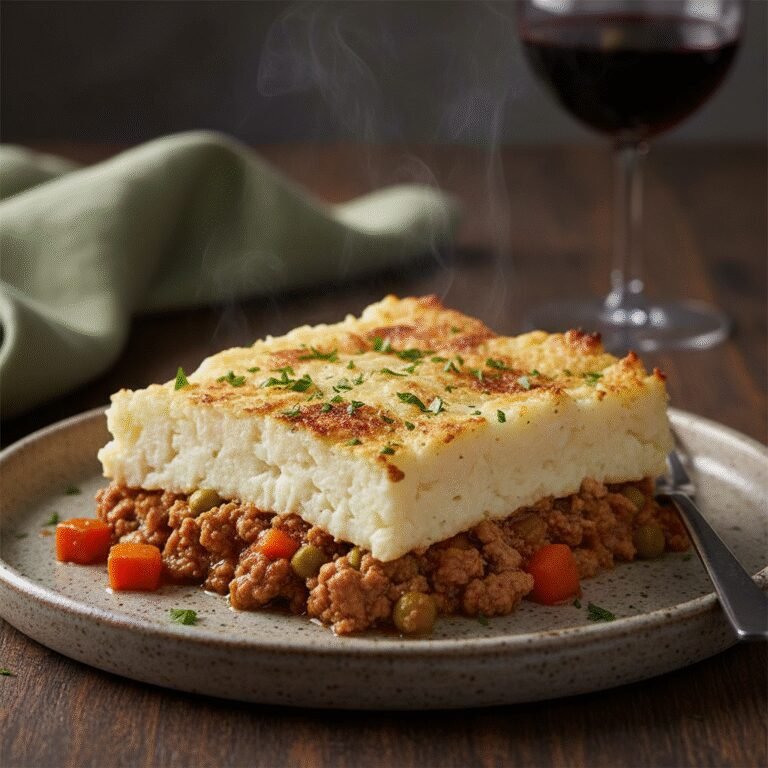 Turkey Shepherd's Pie With Cauliflower Mash Recipe