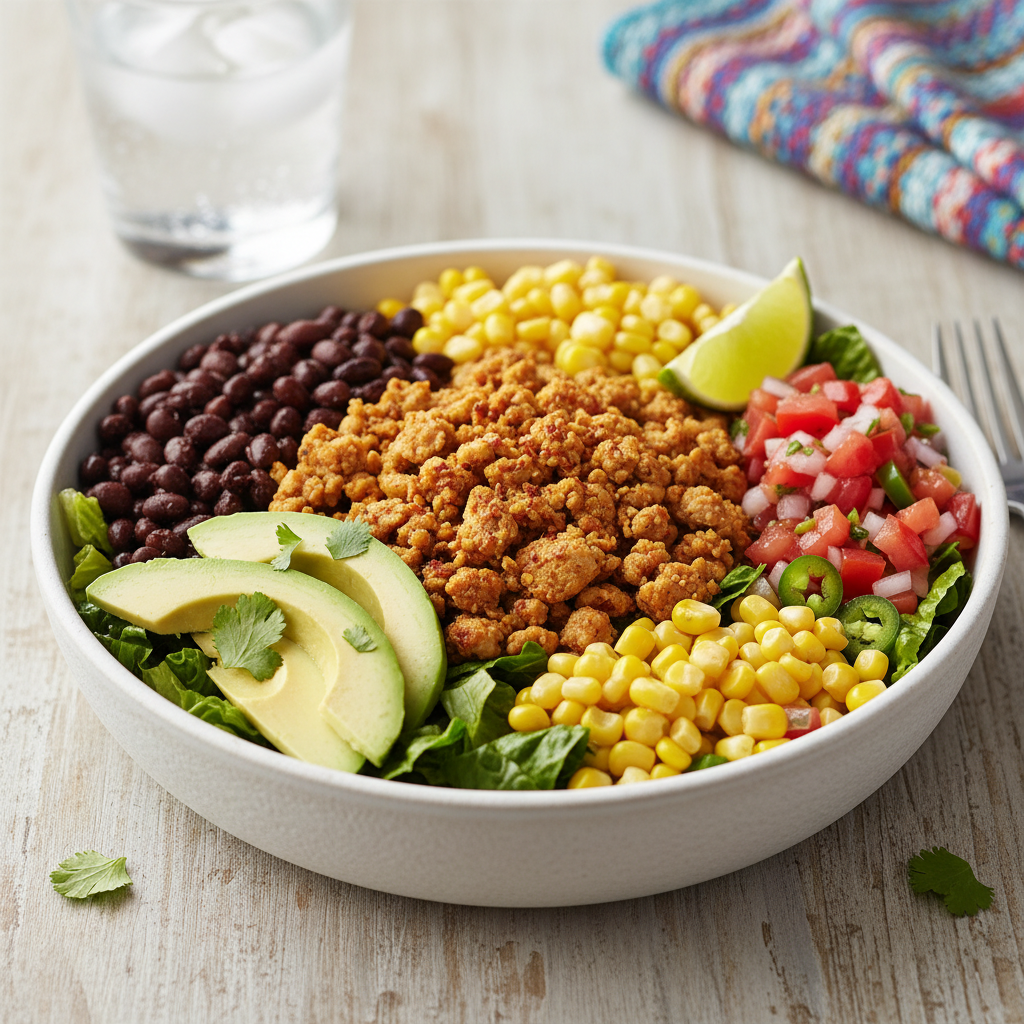 Ultimate Loaded Turkey Taco Salad Bowls with Zesty Homemade Salsa
