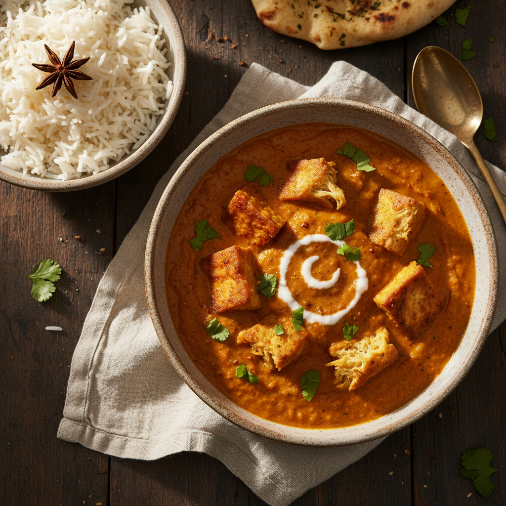The Ultimate Vegan Tofu Tikka Masala With Fluffy Basmati Rice