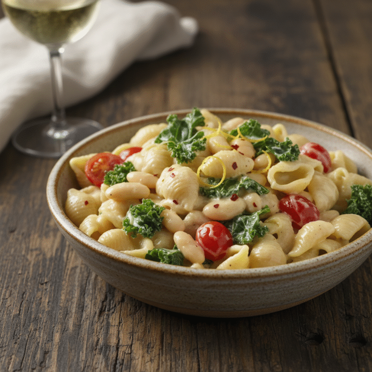 Creamy Vegan White Bean and Vegetable Pasta: The Ultimate 30-Minute Comfort Dinner
