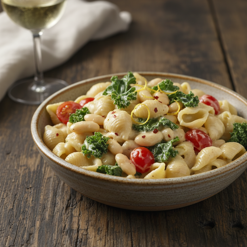 Creamy Vegan White Bean and Vegetable Pasta: The Ultimate 30-Minute Comfort Dinner