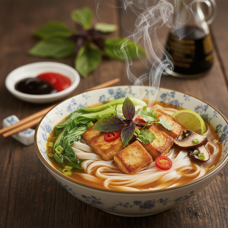 Aromatic & Light Vegetable Pho Style Noodle Soup: The Ultimate 30-Minute Comfort Bowl