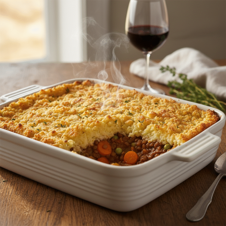 Ultimate Vegetable Shepherd's Pie with Creamy Mashed Cauliflower