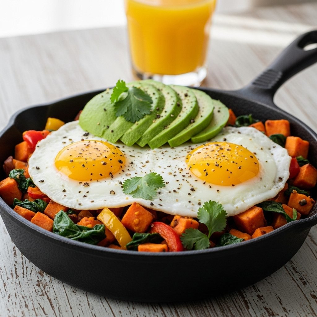 Vibrant Veggie-Packed Sweet Potato Breakfast Hash