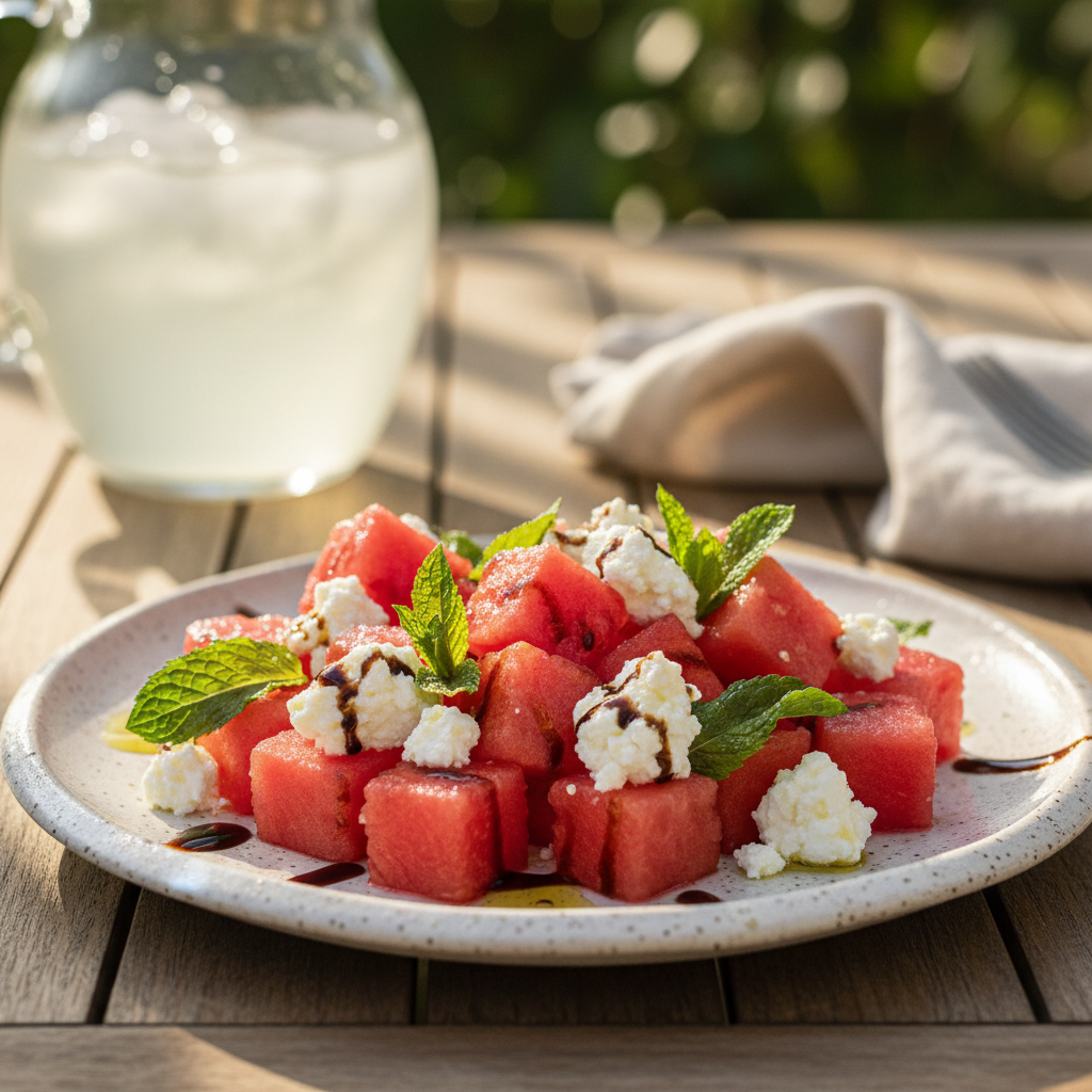 Refreshing Watermelon Feta Mint Salad: The Ultimate Summer Side Dish