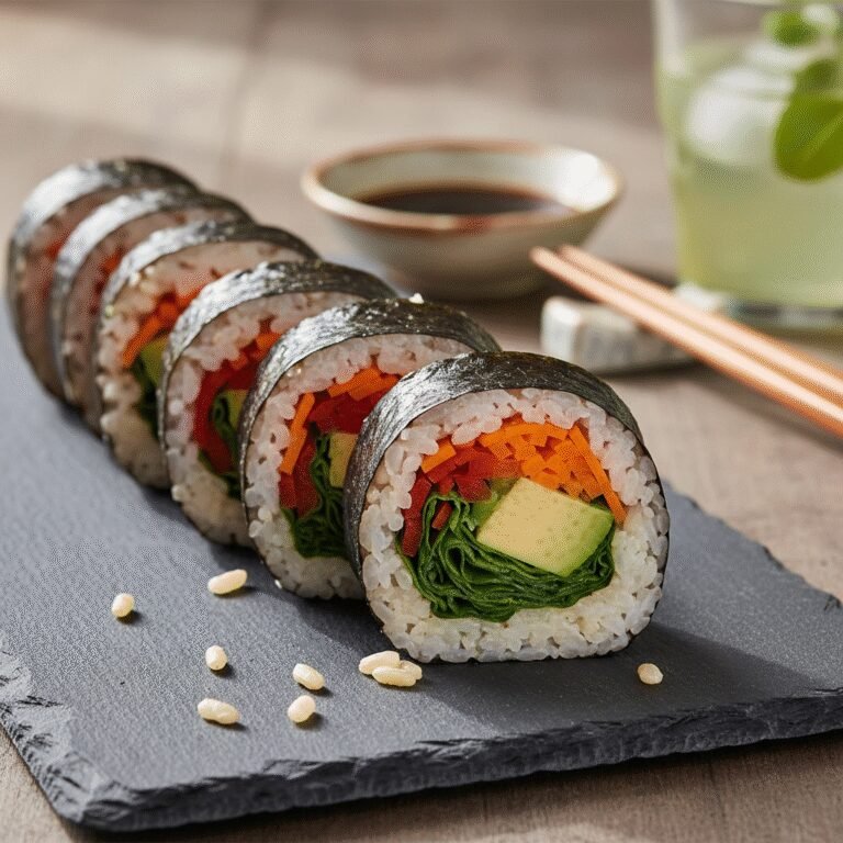 The Ultimate Whole Grain Veggie Sushi Roll: A Nutrient-Packed Lunch Recipe