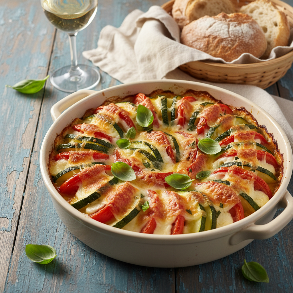 Skinny Caprese Casserole: The Ultimate Zucchini Tomato And Mozzarella Bake Light Recipe